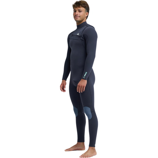 2026 Quiksilver Da Uomo Highline 5/4/3mm Chest Zip Muta EQYW103249 - Black